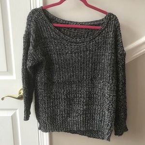 Oversized knit sweater